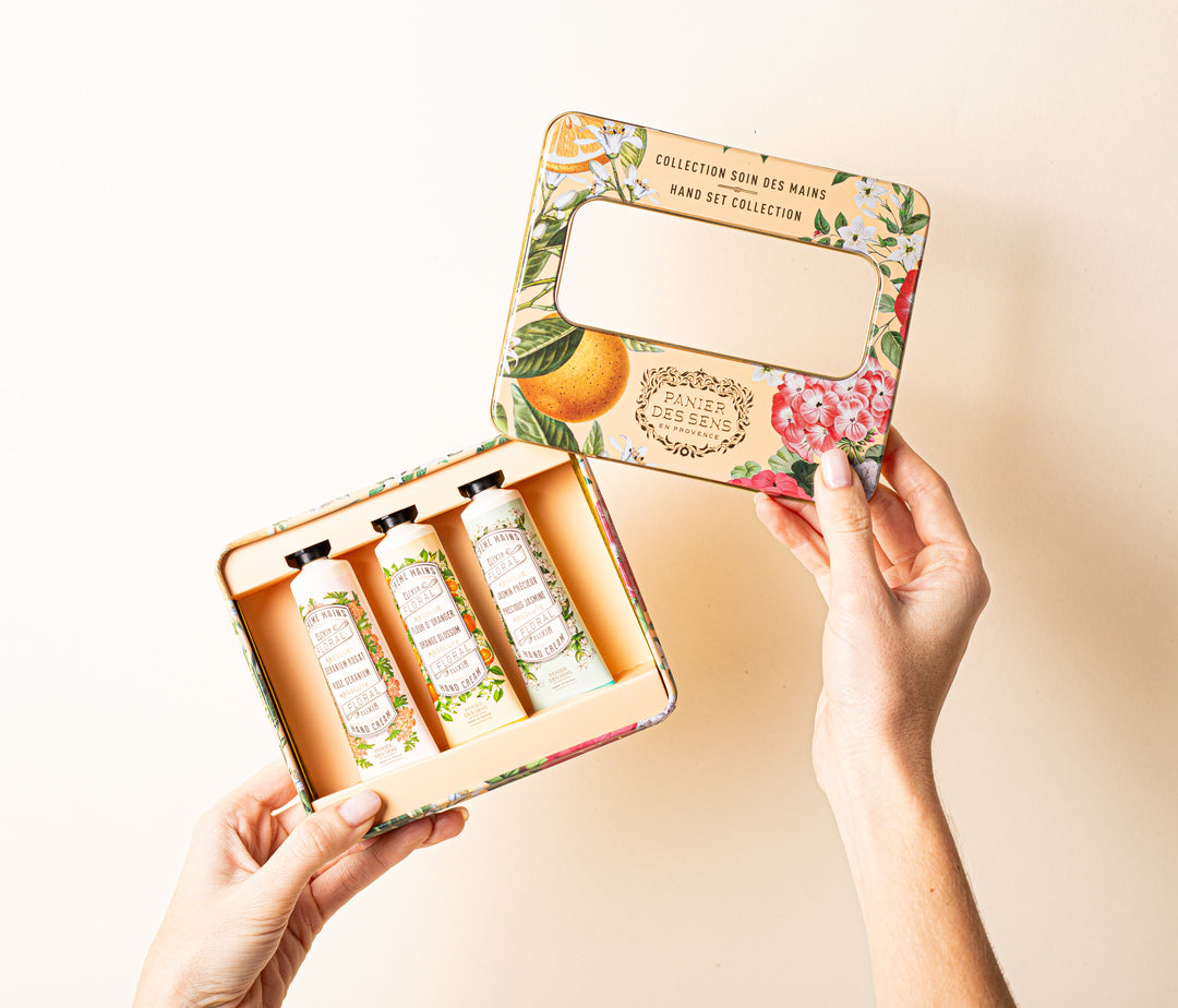 Set Creme pentru mâini, parfum Absolut - Floare de Portocal, Geranium și Iasomie (3x30ml)