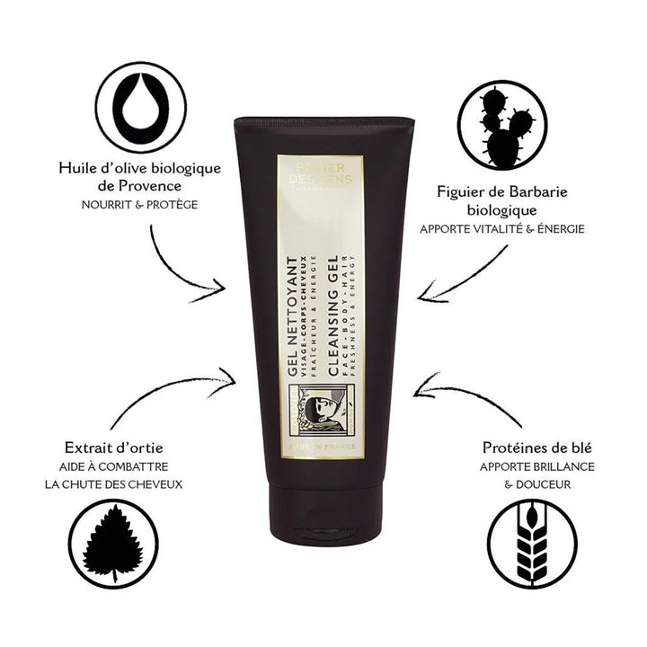 Gel de curățare 3 în 1 – Revitalizare și hidratare pentru corp, față și păr, 200ml