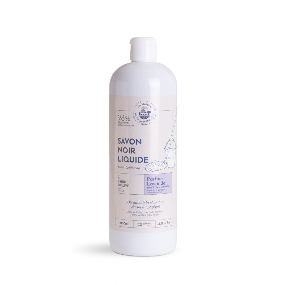 Sapun negru lichid Menager 1L - Parfum Lavande