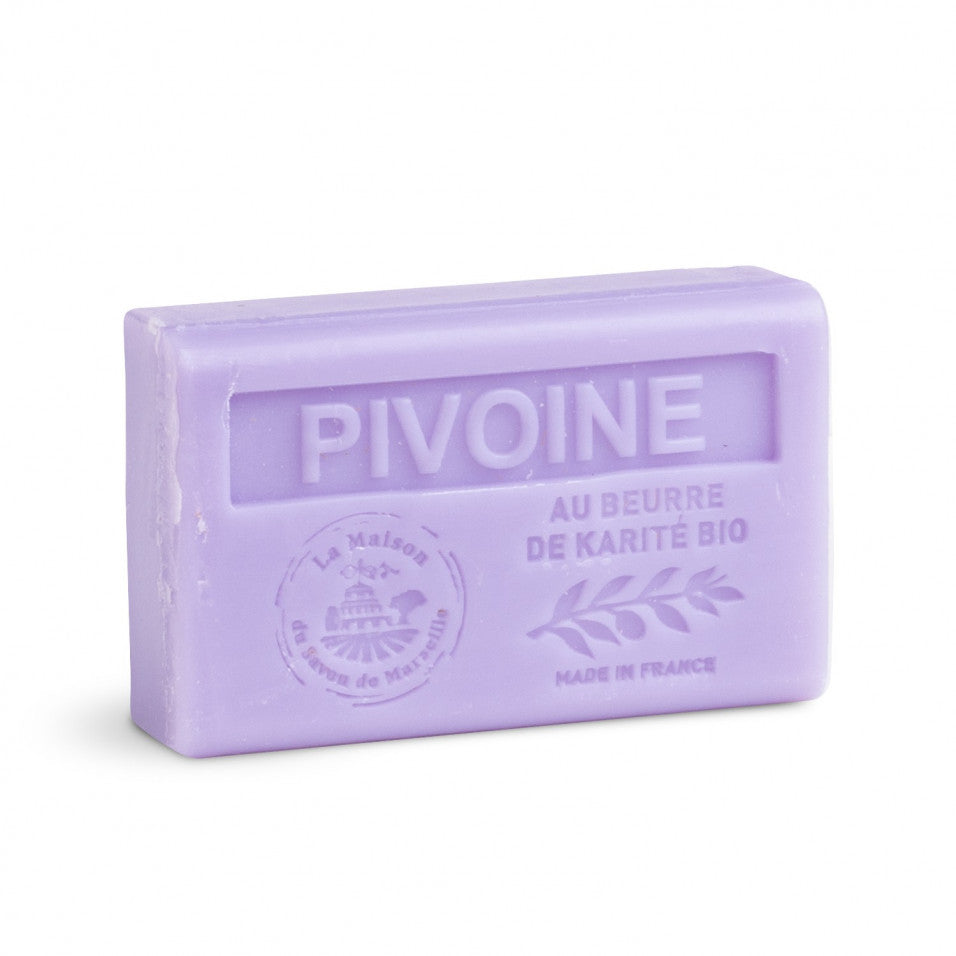 Săpun Parfumat bio, cu Unt de Shea - Bujor 125g