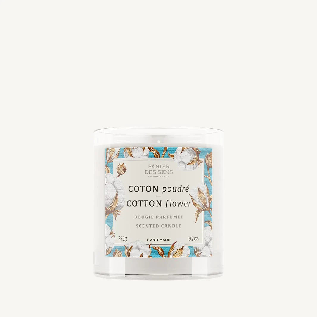Lumânare parfumată ceară vegetală 275g - Parfum Floare de Bumbac
