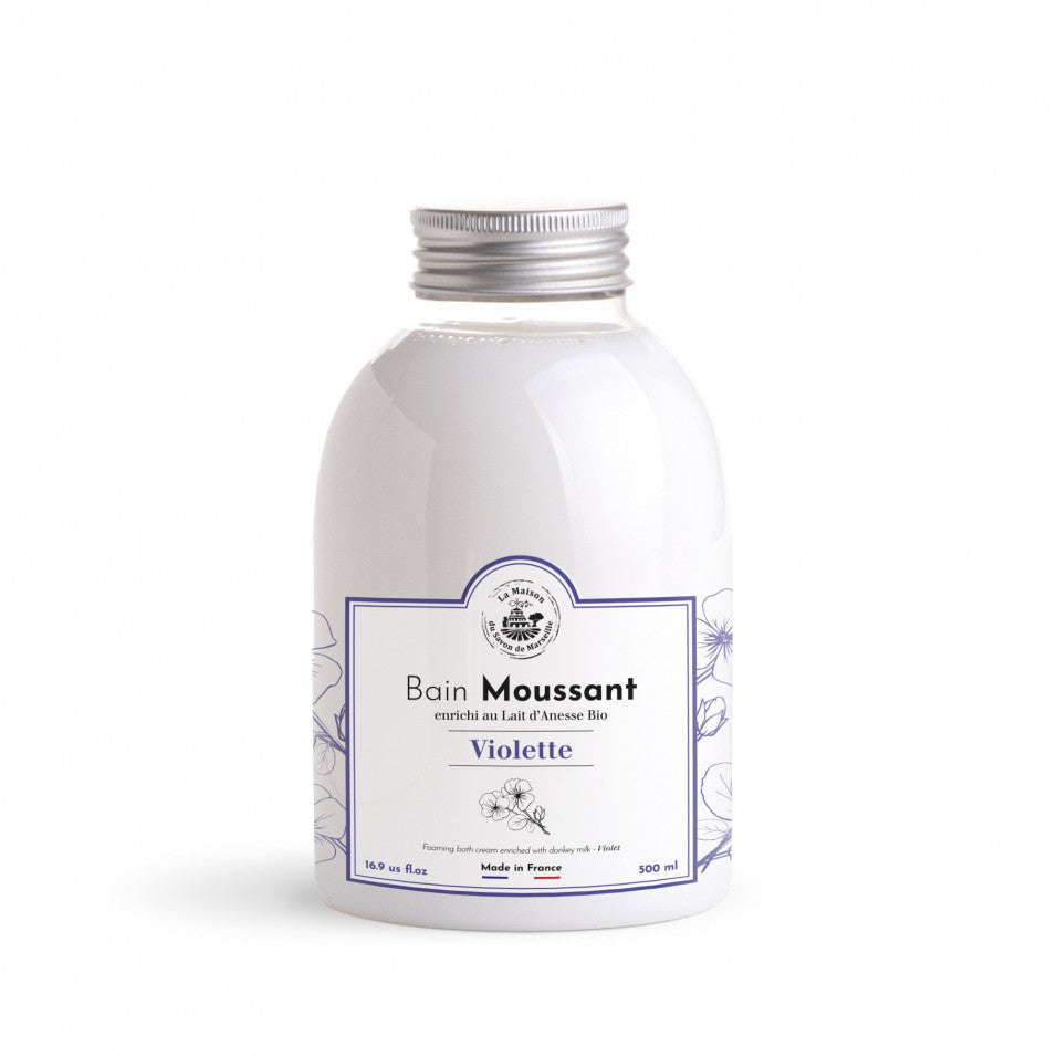 Spumă de baie cu Lapte bio de Măgăriță - Violette 500ml