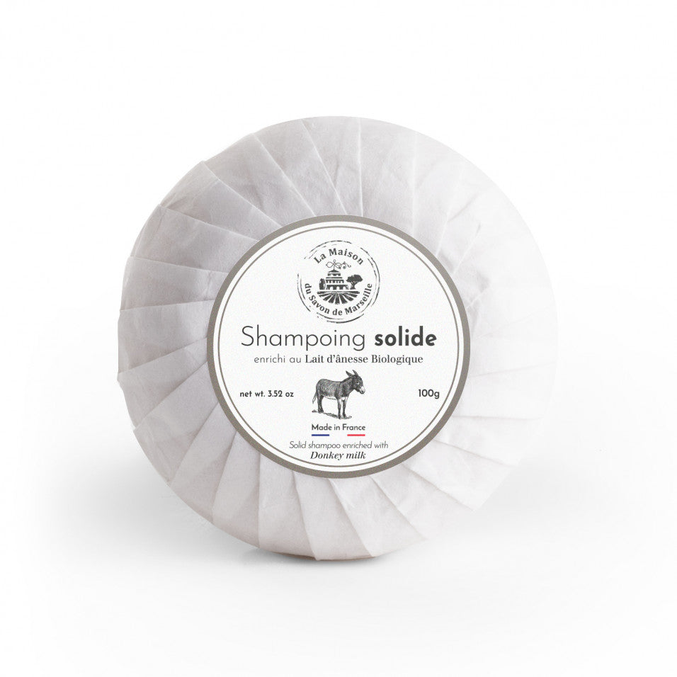 Șampon Solid pentru păr normal - Lapte de Măgăriță 100g
