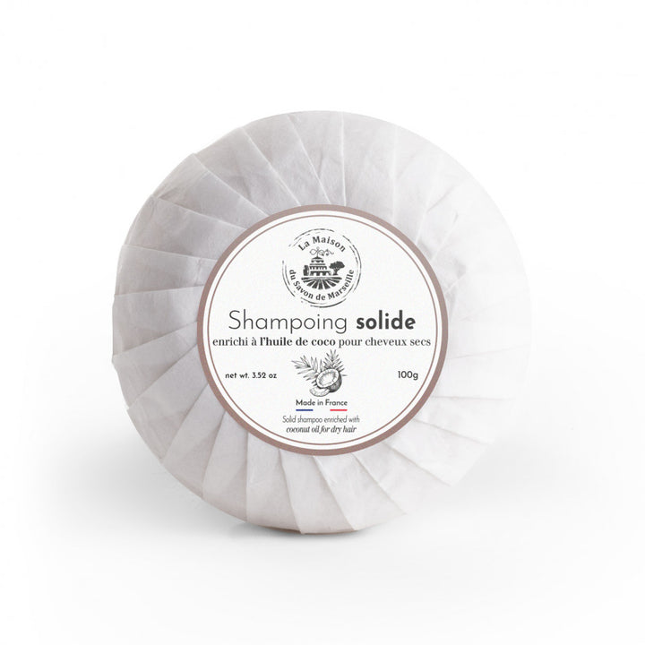 Șampon Solid pentru păr uscat - Ulei de Cocos 100g