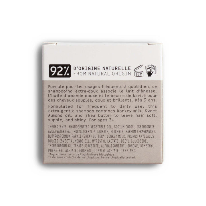 Șampon Solid Extra-Delicat cu Lapte de Măgăriță, 75g