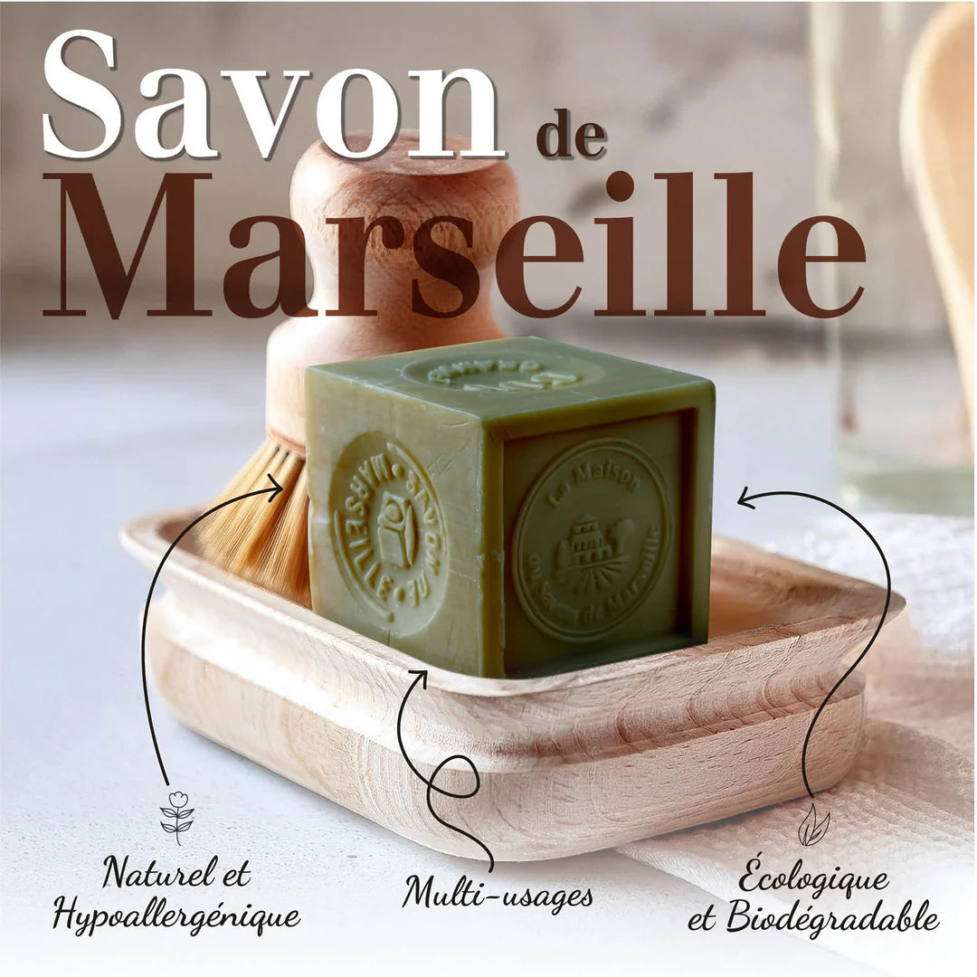 Cub de Săpun de Marsilia - Ulei de Măsline, 300g