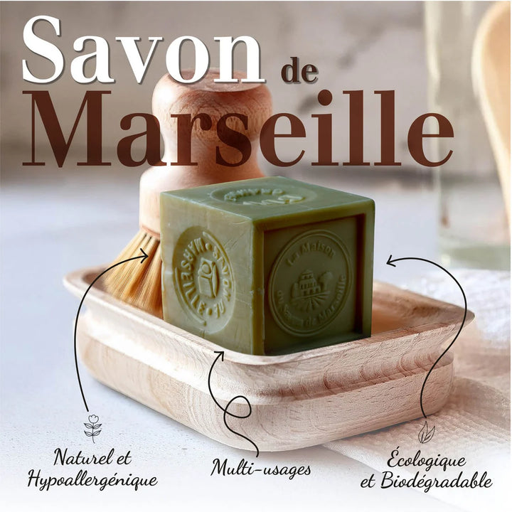 Cub de Săpun de Marsilia - Ulei de Măsline, 300g