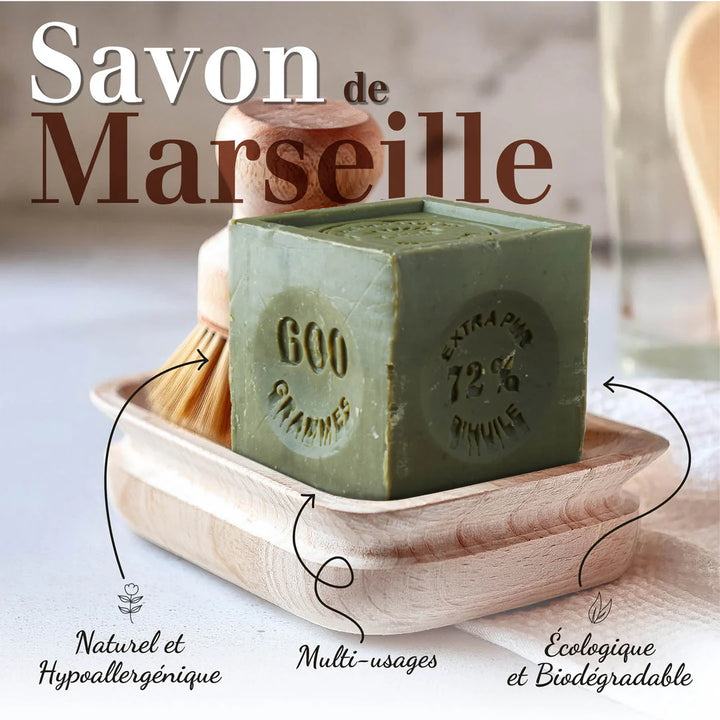 Cub de Săpun de Marsilia - Ulei de Măsline, 600g