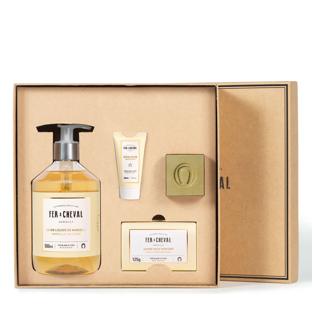 Set Elegant Pur Olive - Ceai Alb & Yuzu