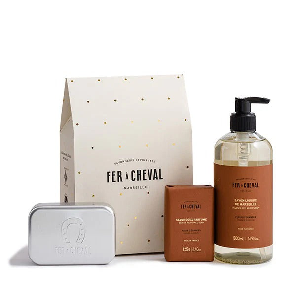 Set cadou Crăciun – Ritual cu aromă de Floare de Portocal
