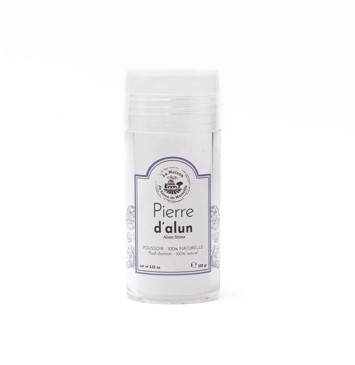 Piatră de Alaun în recipient de plastic - Deodorant natural, 100g