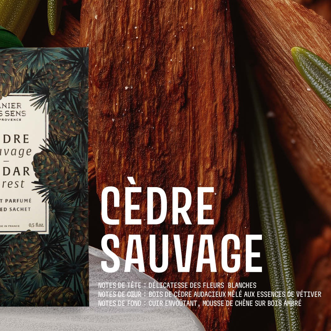 Plic parfumat Cèdre Sauvage 15 g