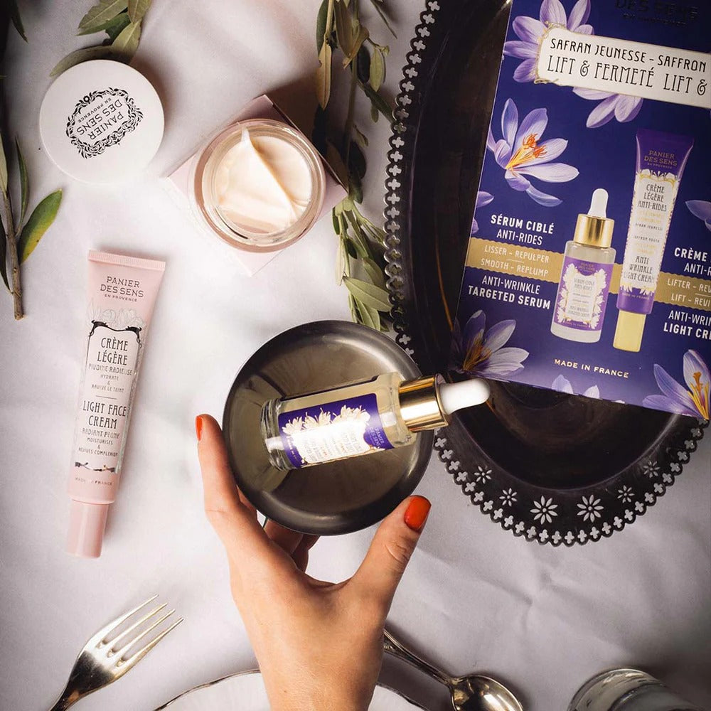 Set îngrijire facială anti-aging Lift & Fermitate - Ser și Cremă lejeră