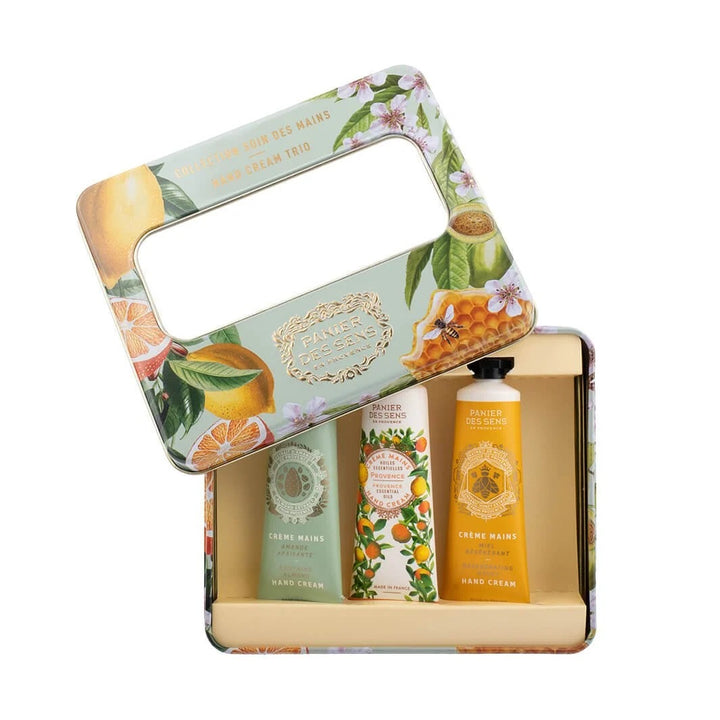 Set cadou cu 3 creme de mâini – Miere, Migdale și Provence | 3 × 30 ml