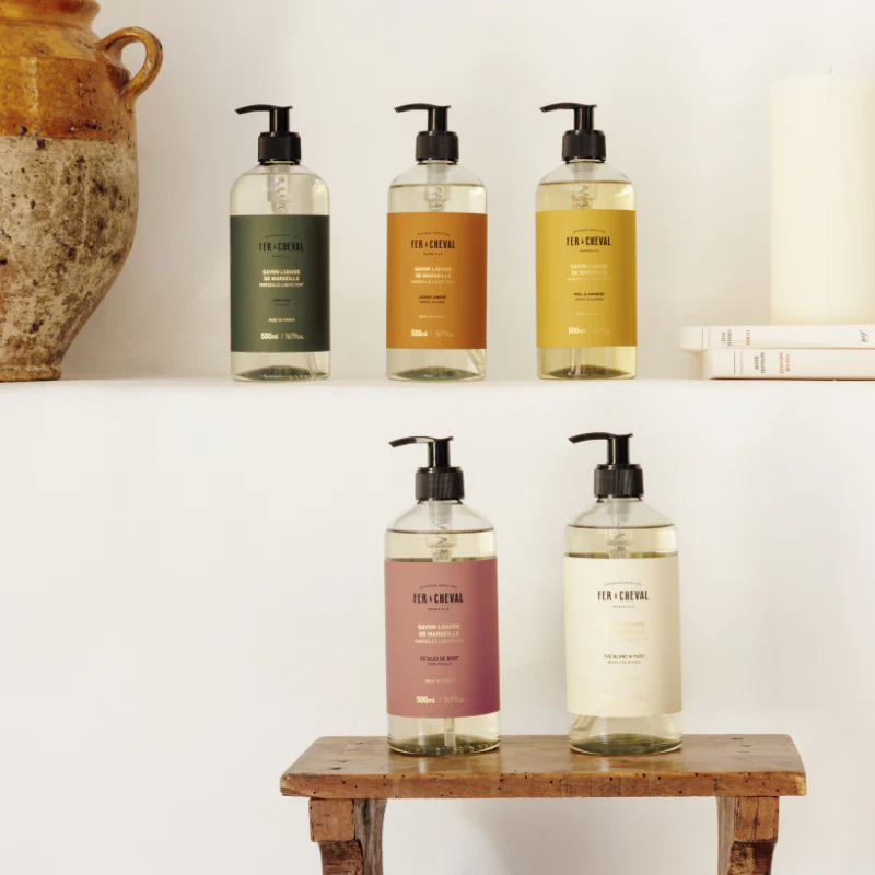 Set premium de trei săpunuri lichide de Marsilia – la alegere