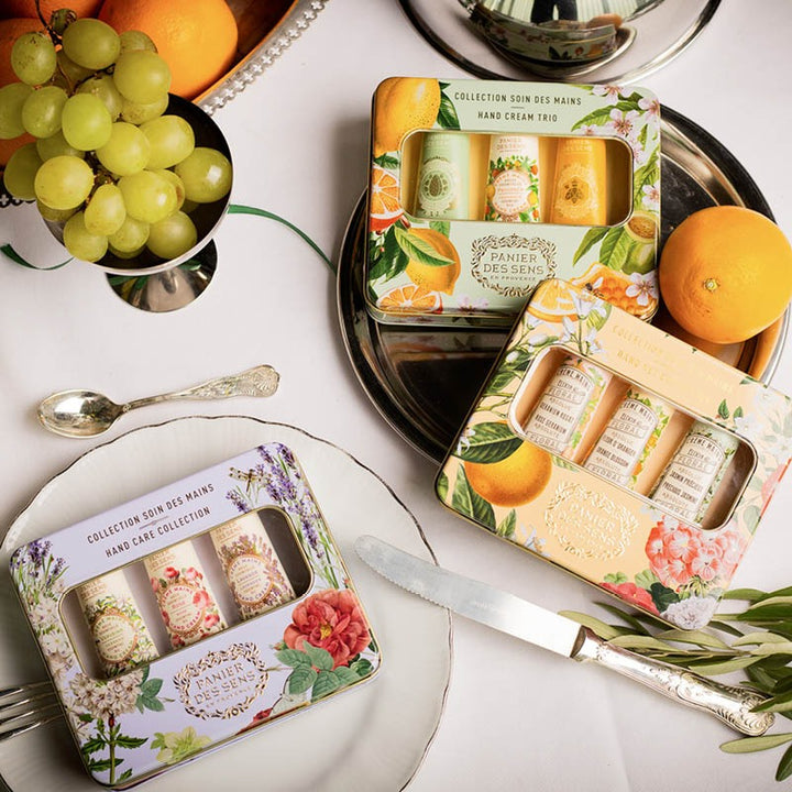 Set cadou cu 3 creme de mâini – Miere, Migdale și Provence | 3 × 30 ml