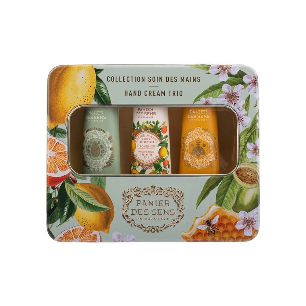 Set cadou cu 3 creme de mâini – Miere, Migdale și Provence | 3 × 30 ml