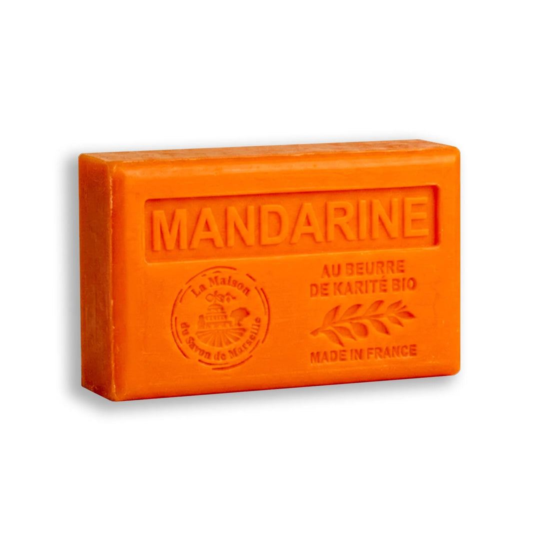 Săpun parfumat, cu unt de shea BIO - Mandarină, 125g