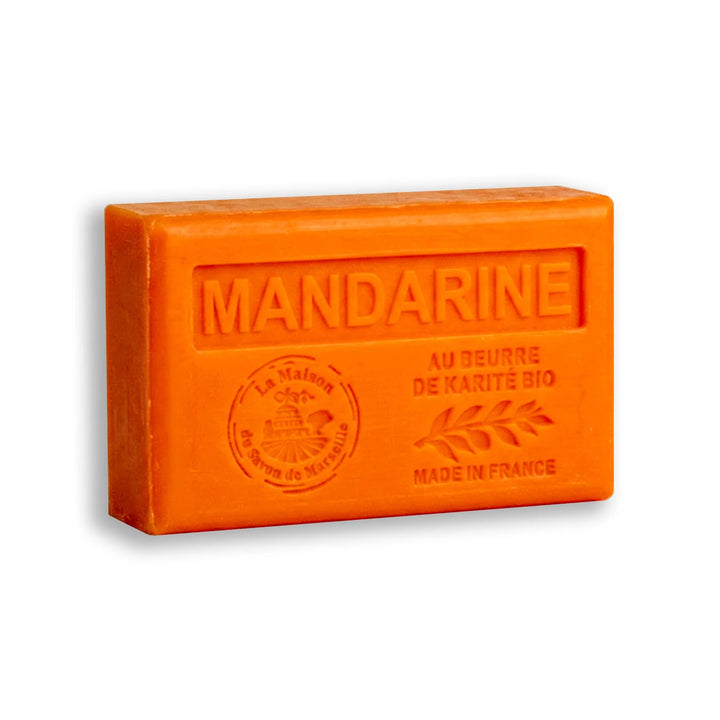Săpun parfumat, cu unt de shea BIO - Mandarină, 125g