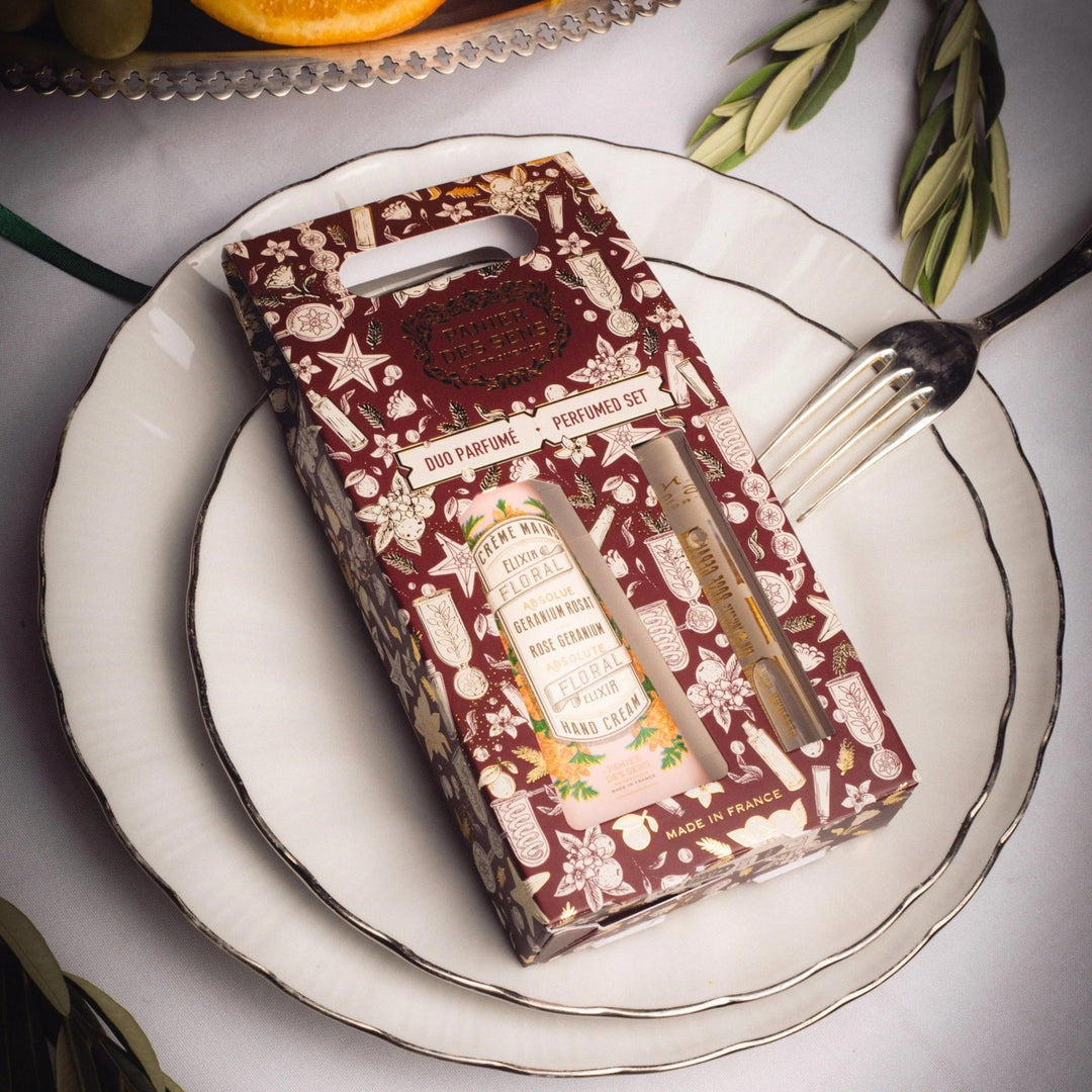 Set duo de Crăciun – Geranium Rosat