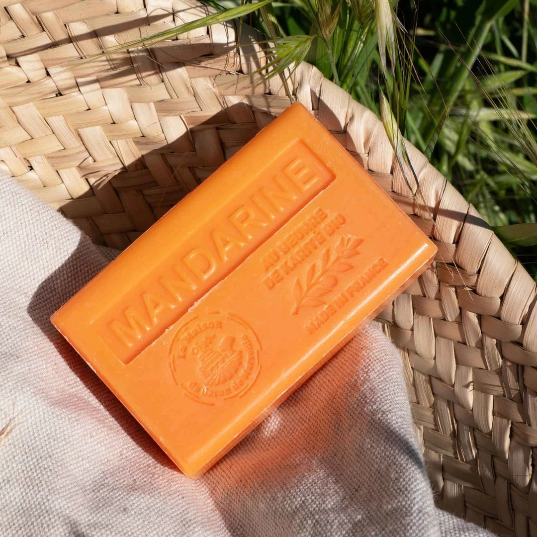 Săpun parfumat, cu unt de shea BIO - Mandarină, 125g