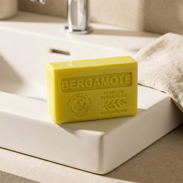 Săpun parfumat, cu unt de shea BIO - Bergamotă, 125g