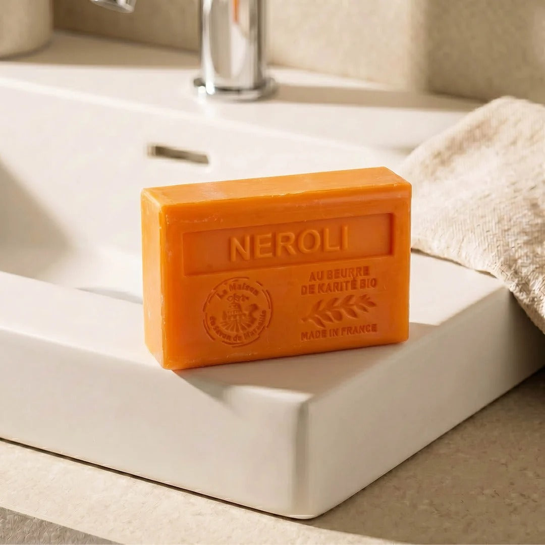 Săpun parfumat, cu unt de shea BIO - Neroli, 125g