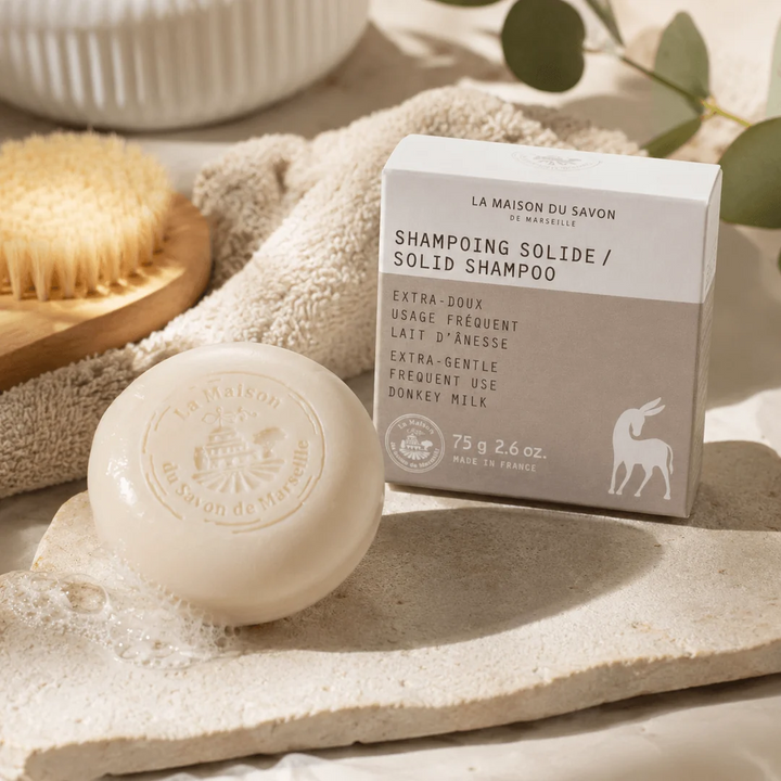 Șampon Solid Extra-Delicat cu Lapte de Măgăriță, 75g