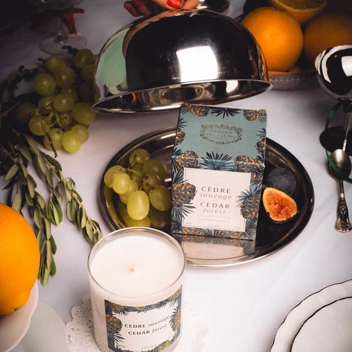 Lumânare parfumată ceară vegetală - Lemn de Cedru 275g
