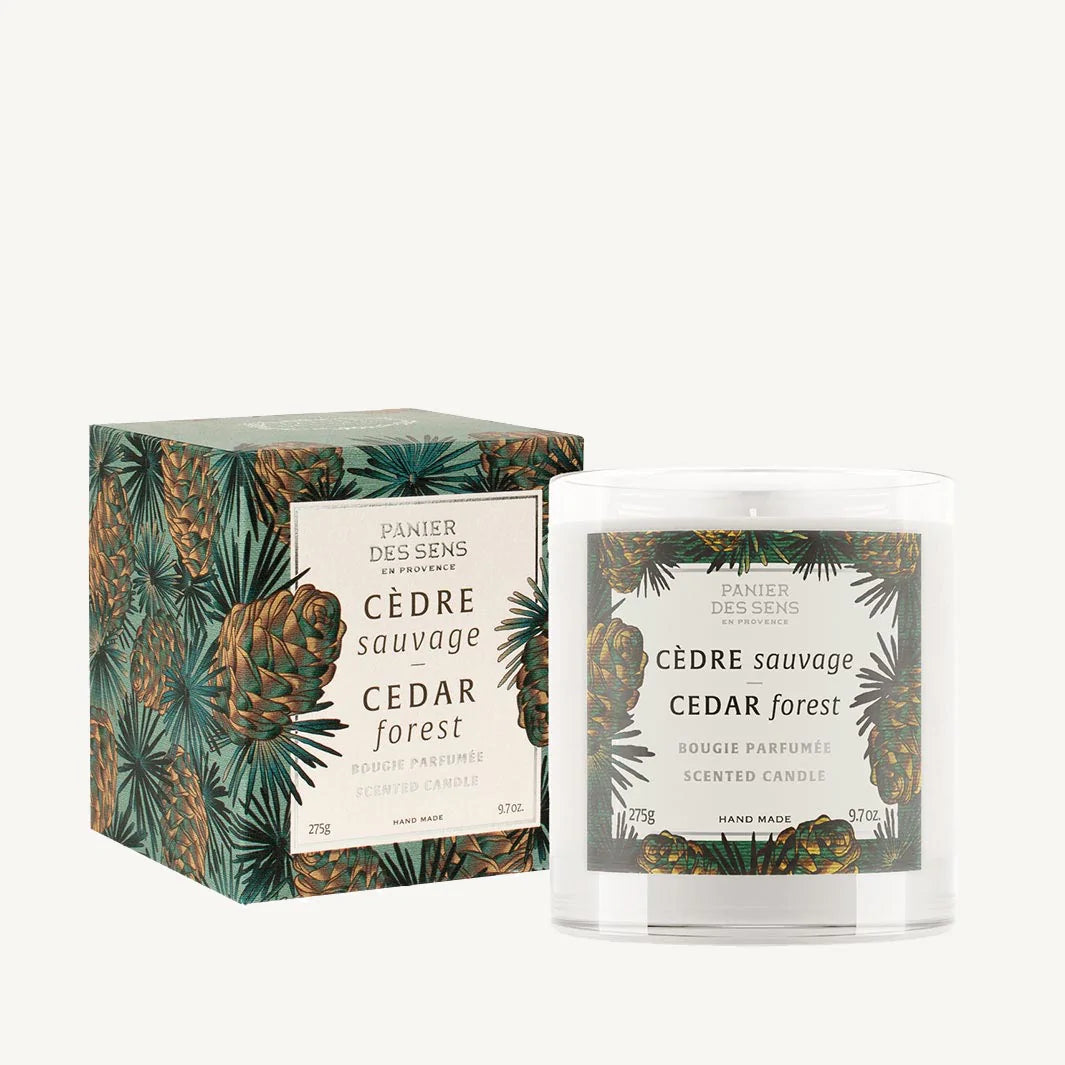 Lumânare parfumată ceară vegetală, 275g - Parfum Lemn de Cedru