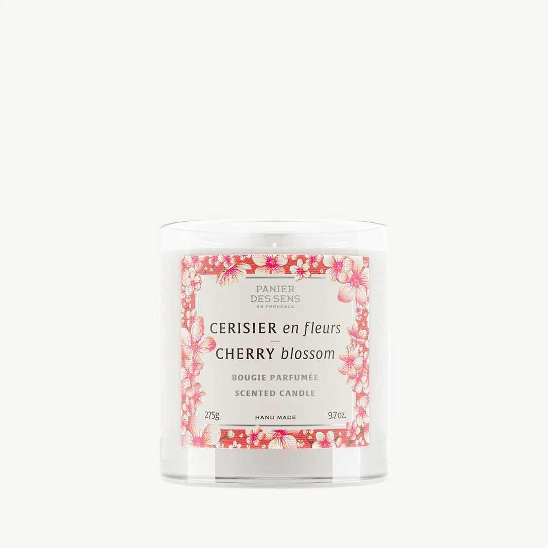 Lumânare parfumată ceară vegetală, 275g - Parfum Cireș Înflorit