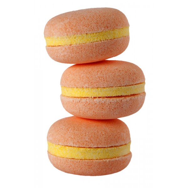 Macarons pentru baie  - Piersici 60g